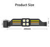 SUPER BRIGHT COB LED Headlamp USB Rechargeable Work Torch Light Headband -WHITE LIGHT